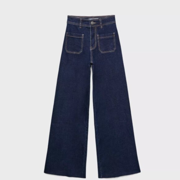 Zara Denim - NWT Zara slim fit marine denim